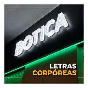 Letras 3D volumétricas para fábricas de letreros y publicidad exterior en RD