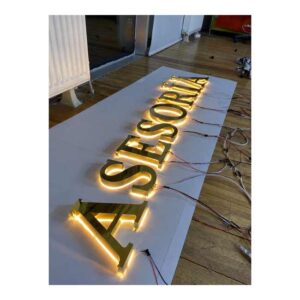 Letras corpóreas para tiendas de bisutería y accesorios de moda en RD