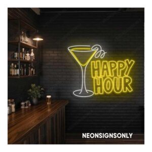 Letrero neón LED para drinks y distribuidores de licores